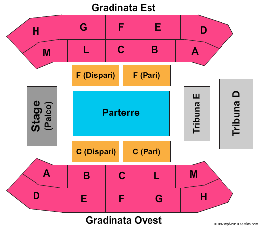 Unipol Arena Map